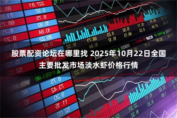 股票配资论坛在哪里找 2025年10月22日全国主要批发市场淡水虾价格行情
